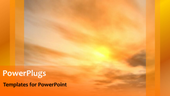 Powerpoint Template A Number Of Clouds In The Background With A Bullet Point Widescreen Faith Powerpoint Templates Free